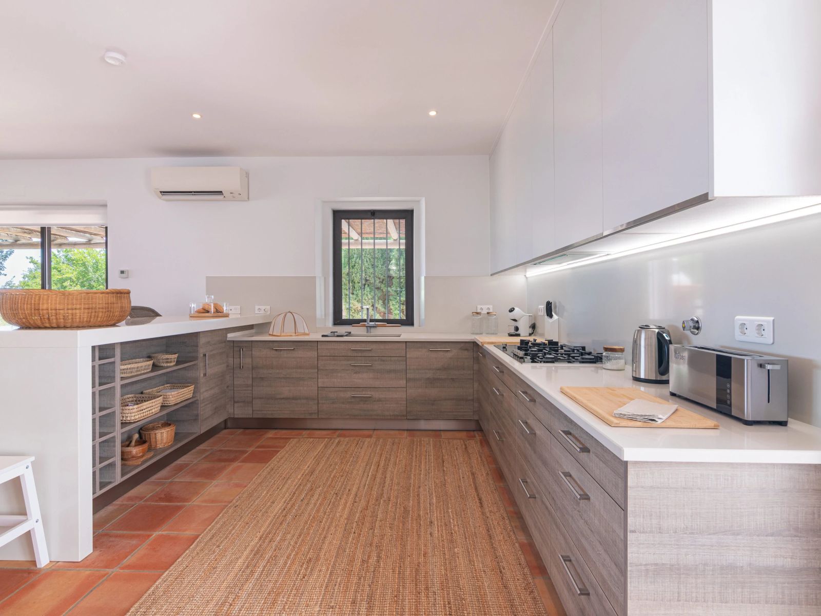 The villa's kitchen