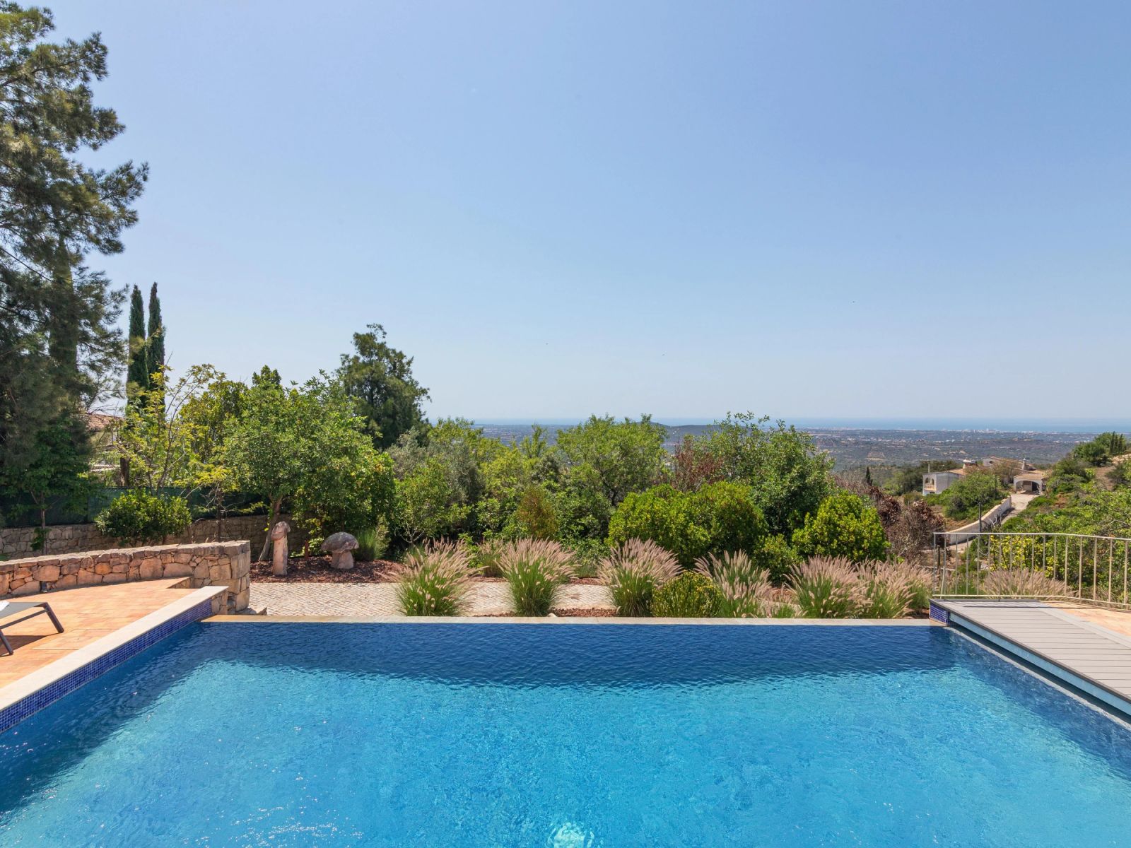 The villa's actual private pool and view, Casa Velha